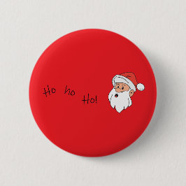 Ho ho ho santa clause  button