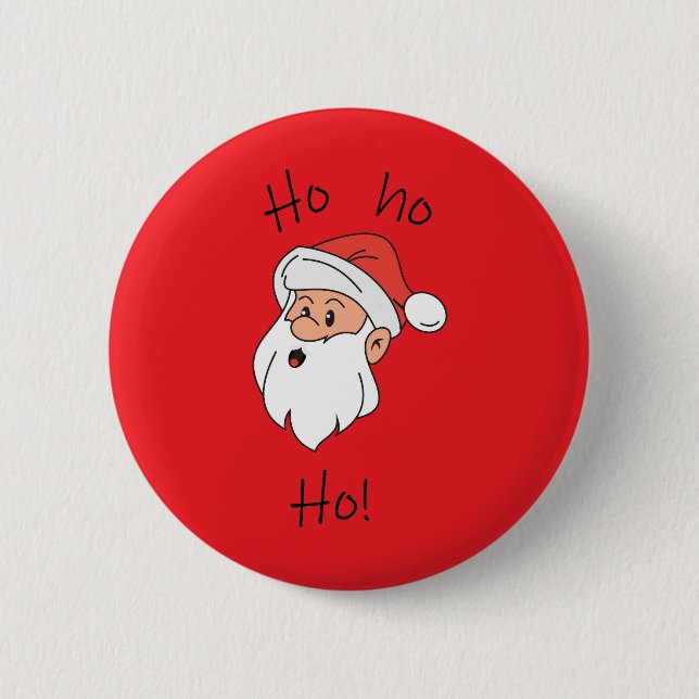 Ho ho ho santa clause button (Vorderseite)