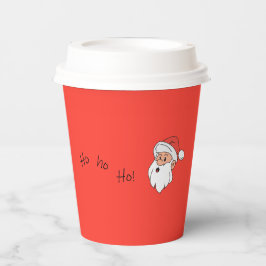 Ho ho ho santa clause  pappbecher