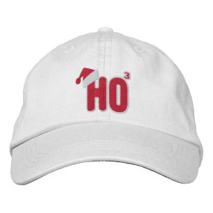 Ho Ho Ho Santa Nerd Bestickte Baseballkappe