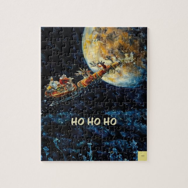 Ho Ho Ho Santa puzzle (Vertikal)