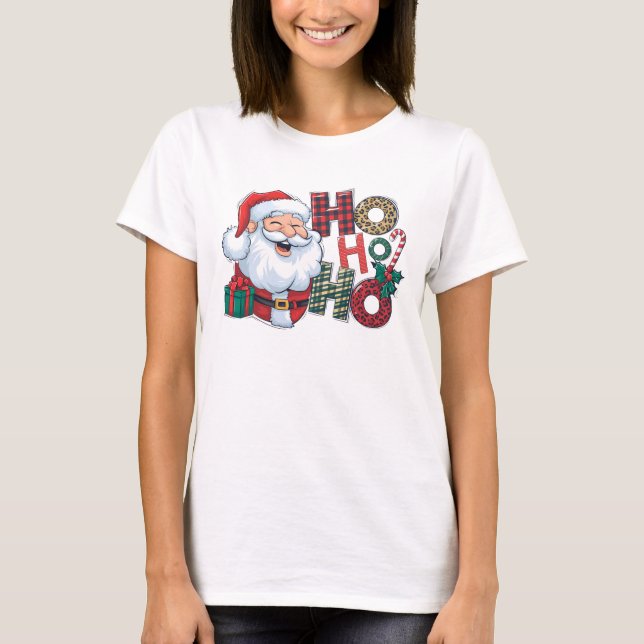 Ho Ho Ho Santa T-Shirt (Vorderseite)
