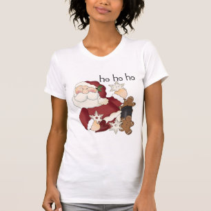 Ho Ho Ho Santa T - Shirt und Geschenke