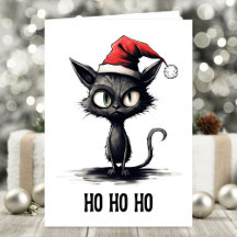 Ho Ho Ho Sarcastic Cat Christmas