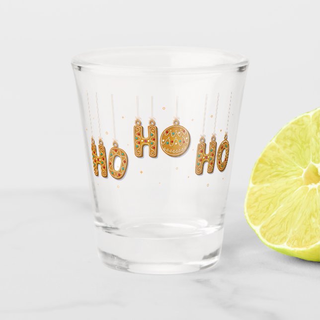 Ho Ho Ho Schnapsglas (Vorderseite)