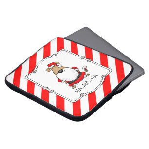 HO HO HO Sehr lustig Weihnachtskostüm Dog Sarcasti Laptopschutzhülle