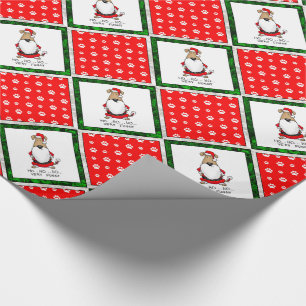 HO HO HO Sehr lustig Weihnachtskostüm Sarcastic Hu Geschenkpapier