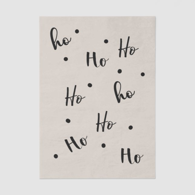 Ho ho ho seidenpapier (Vorderseite)