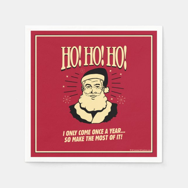Ho! Ho! Ho! Serviette (Vorderseite)