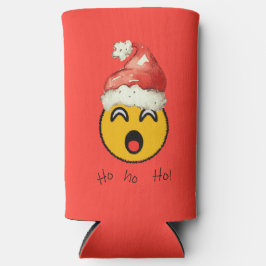 Ho Ho Ho smiley santa Selters Dosenkühler