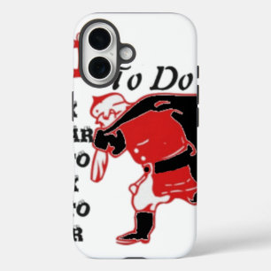 Ho Ho Ho! Spezielle Weihnachts-Liste Kunstdruckaus iPhone 16 Hülle