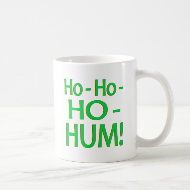 "Ho-Ho-Ho-Summen" grünes Logo Tasse (Rechts)