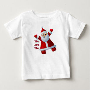 HO! HO! HO! Süßer Weihnachtsmann Frohe Weihnachten Baby T-shirt
