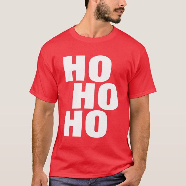 HO HO HO T-Shirt (Vorderseite)