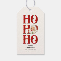 Ho Ho Ho Vintage-Weihnachtsmann-Feiertags-Geschenk
