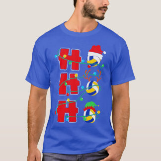 Ho Ho Ho Volleyball Weihnachtsgeschenk T-Shirt