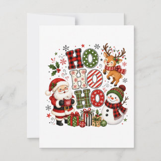 Ho Ho Ho Weihnachten Einladung