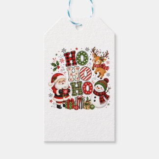Ho Ho Ho Weihnachten Geschenkanhänger