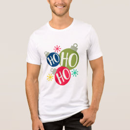 Ho Ho Ho Weihnachten Weihnachten Familie Matching Tri-Blend Shirt