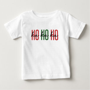 Ho Ho Ho Weihnachten Weihnachtssaison Familie Weih Baby T-shirt