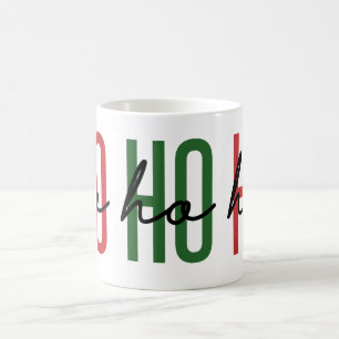 Ho Ho Ho Weihnachten Weihnachtssaison Familie Weih Kaffeetasse