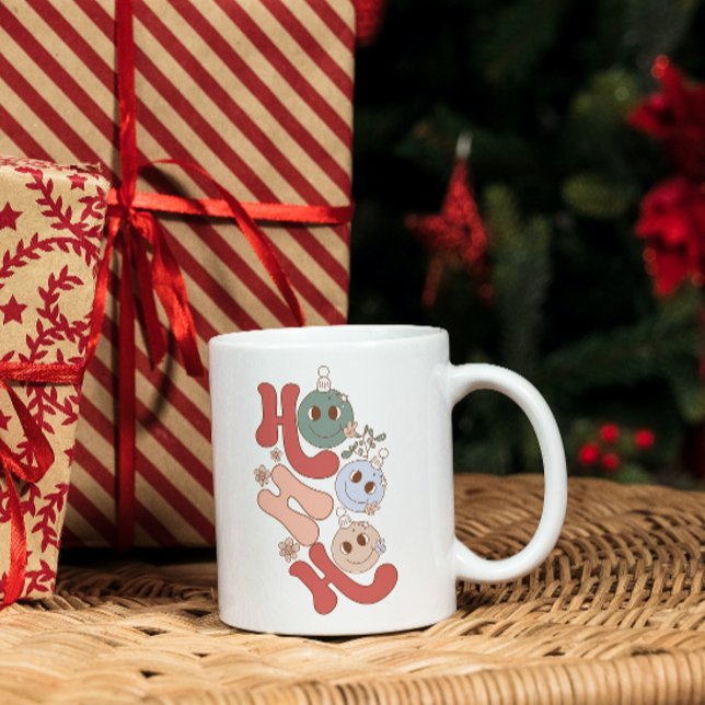 HO HO HO: Weihnachts-Drink-Kaffee-Tasse Kaffeetasse (Von Creator hochgeladen)