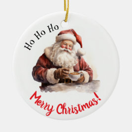 Ho Ho Ho! Weihnachts-Keramik Keramik Ornament