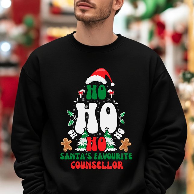 Ho Ho Ho Weihnachts Lieblingsberater Sweatshirt (Von Creator hochgeladen)