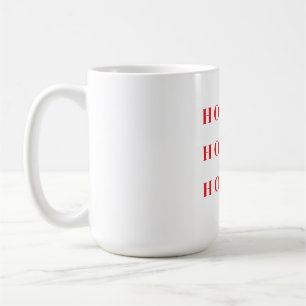 "HO HO HO" Weihnachts-T-Shirt für Frauen Kaffeetasse