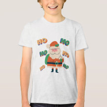 Ho Ho Ho Weihnachts-T-Shirt | Lustiges Holiday-Mot