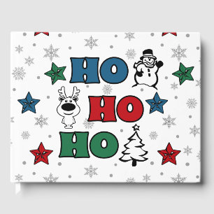 Ho-Ho-Ho Weihnachtsdesign Gästebuch
