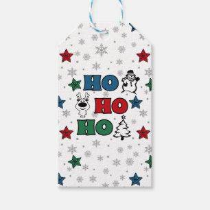 Ho-Ho-Ho Weihnachtsdesign Geschenkanhänger