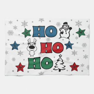 Ho-Ho-Ho Weihnachtsdesign Küchentuch