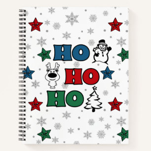 Ho-Ho-Ho Weihnachtsdesign Notizbuch