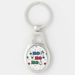 Ho-Ho-Ho Weihnachtsdesign Schlüsselanhänger