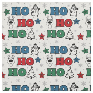 Ho-Ho-Ho Weihnachtsdesign Stoff