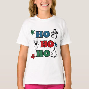 Ho-Ho-Ho Weihnachtsdesign T-Shirt