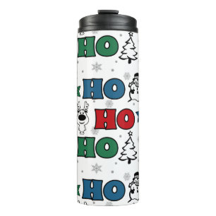 Ho-Ho-Ho Weihnachtsdesign Thermosbecher