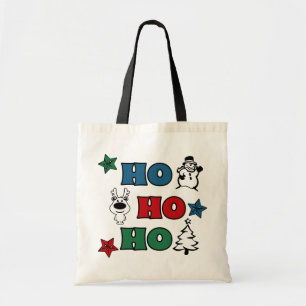 Ho-Ho-Ho Weihnachtsdesign Tragetasche
