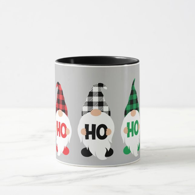 Ho Ho Ho Weihnachtsgnomes Tasse (Zentrum)