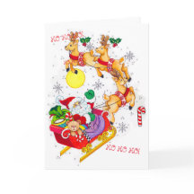 Ho! Ho! Ho! Weihnachtskarte