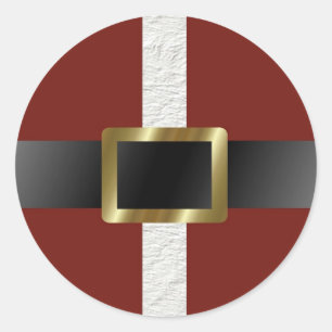 Ho Ho Ho Weihnachtskleber Runder Aufkleber