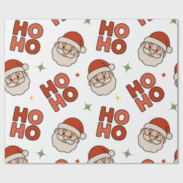 Ho Ho Ho Weihnachtsmann-Geschenkpapier – Lustig & Geschenkpapier