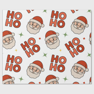 Ho Ho Ho Weihnachtsmann-Geschenkpapier – Lustig & Geschenkpapier