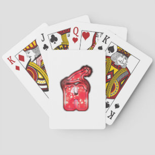 Ho Ho Ho! Weihnachtsmann Hut Fröhliche Weihnachten Spielkarten
