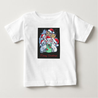 "Ho Ho Ho! Weihnachtsmann im Stil verbreiten" Baby T-shirt