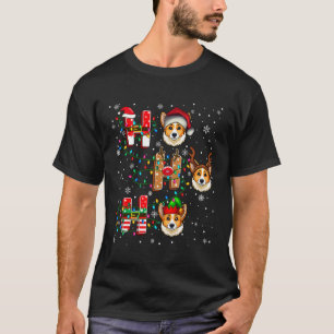 Ho Ho Ho Weihnachtsmann Rentier Hut Elf passend Co T-Shirt