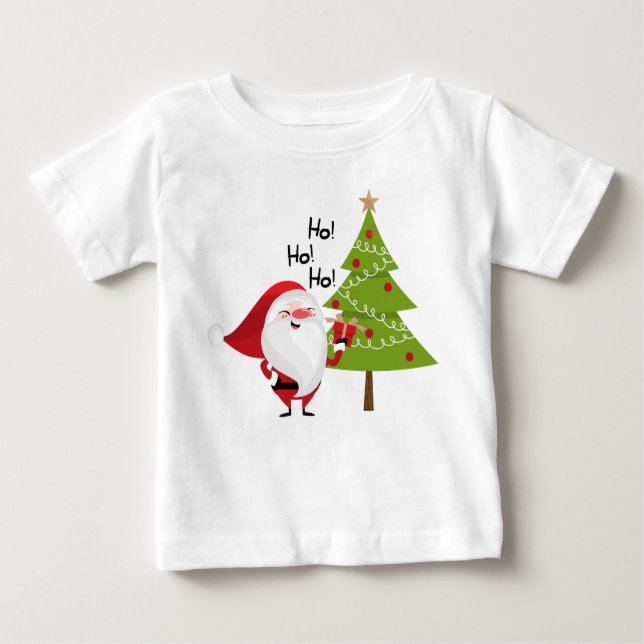 Ho, Ho, Ho, Weihnachtsmann, Weihnachten Baby T-shirt (Vorderseite)