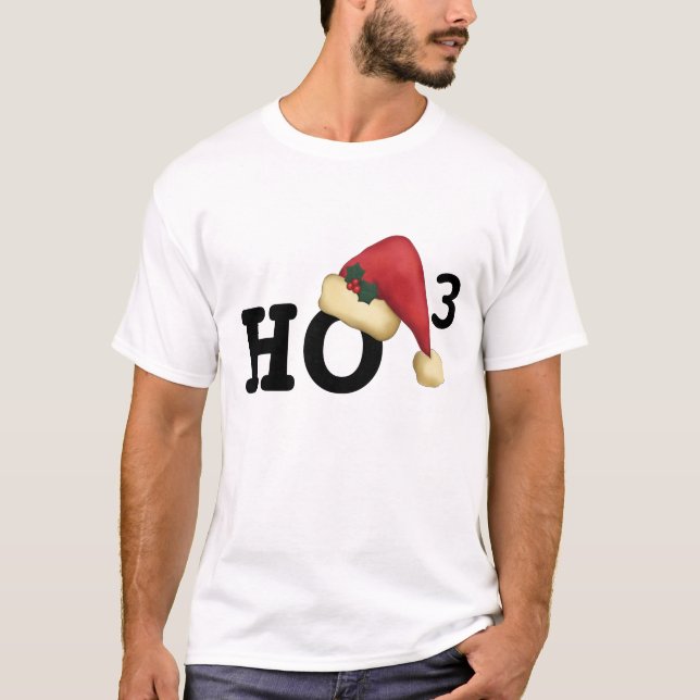 Ho, Ho, Ho Weihnachtst-shirt T-Shirt (Vorderseite)