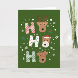 Ho Ho Ho Welsh Terrier Frohe Weihnachten